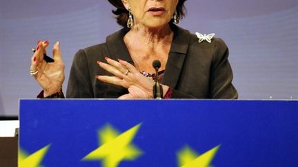 La commissaire européenne à la Concurrence, Neelie Kroes, le 12 mai 2009. (© AFP/DOMINIQUE FAGET)