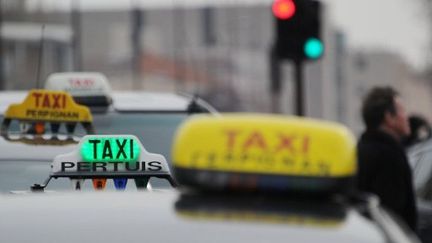 Taxis en colère. (AFP - Gérard Julien)