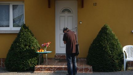 La maison des parents de Sophie Le Tan à Cernay (Haut-Rhin). (VINCENT VOEGTLIN / MAXPPP)