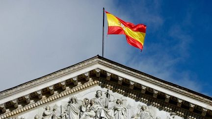 La Chambre des députés espagnole, en 2019, à Madrid. (LEEMAGE / AFP)