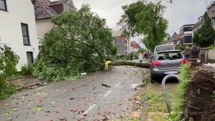 Allemagne : une tornade spectaculaire a balayé l'ouest du pays (FRANCE 2)