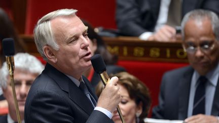 Jean-Marc Ayrault, le 3 juillet 2013, devant l'Assembl&eacute;e nationale.&nbsp; (BERTRAND GUAY / AFP)