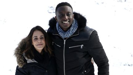 Ahmed Sylla et Alice Belaidi à l'Alpe d'Huez
 (SEBASTIEN NOGIER/EPA/MaxPPP)