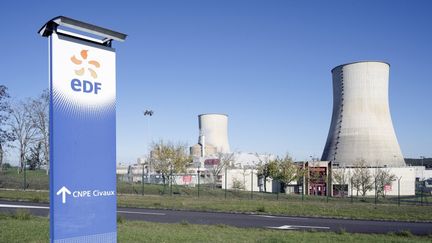 La centrale nucléaire EDF de Civaux (Vienne), le 11 novembre 2022.&nbsp; (JEAN-FRANCOIS FORT / HANS LUCAS / AFP)