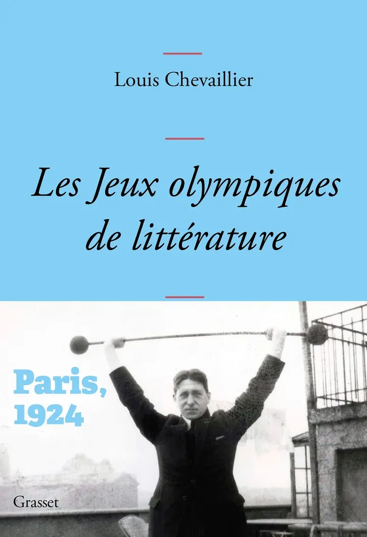 Couverture de l'essai "Les Jeux olympiques de littérature" de Louis Chevaillier. (GRASSET)