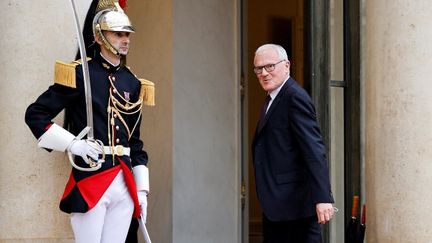 L'actuel PDG d'EDF,&nbsp;&nbsp;Jean-Bernard Lévy, à l'Elysée, à Paris, le 5 juillet 2021. (LUDOVIC MARIN / AFP)