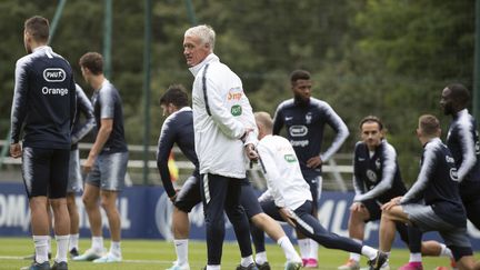 Les Bleus à Clairefontaine en septembre 2019 (THOMAS SAMSON / AFP)