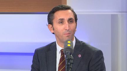 Julien Aubert, député LR du Vaucluse,&nbsp;était l'invité de franceinfo le&nbsp;mercredi 23&nbsp;octobre. (FRANCEINFO / RADIO FRANCE)