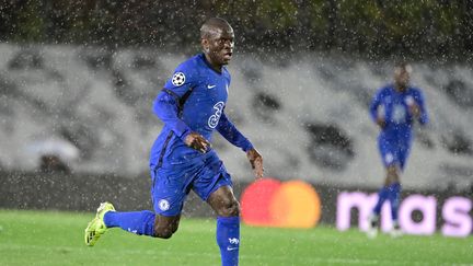 N'Golo Kanté face au Real Madrid, le 27 avril 2021.&nbsp; (JAVIER SORIANO / AFP)