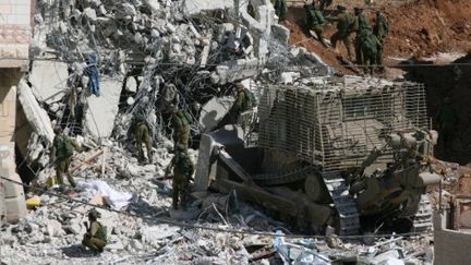 Démolition d'une maison palestinienne à Hébron en Cisjordanie (2010) (AFP/HAZEM BADER)