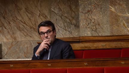 Le d&eacute;put&eacute; de Sa&ocirc;ne-et-Loire Thomas Th&eacute;venoud, le 2 d&eacute;cembre 2014, &agrave; l'Assembl&eacute; nationale.&nbsp; (MAXPPP)