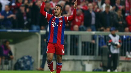 Thiago Alcantara, le milieu de terrain et maître à jouer du Bayern Munich. (KIERAN MCMANUS / BACKPAGE IMAGES LTD)