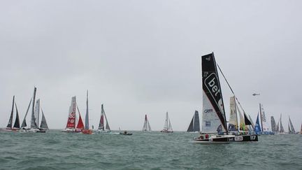 &nbsp; (La course est partie dimanche du Havre en direction du Brésil © SIPA/PETIT THOMAS)