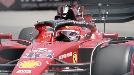 Charles Leclerc a été le plus rapide en séance de qualifications du Grand Prix de Monaco 2022. (HASAN BRATIC / AFP)