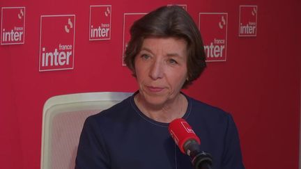 La ministre des Affaires étrangères Catherine Colonna était invitée sur France Inter, jeudi 4 mai. (FRANCE INTER / RADIO FRANCE)