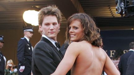 Laure Manaudou est aussi une habitu&eacute;e des rendez-vous extra-sportifs. Elle a ainsi mont&eacute; plusieurs fois les marches du festival de Cannes, la premi&egrave;re fois en 2005. (GERARD JULIEN / AFP)