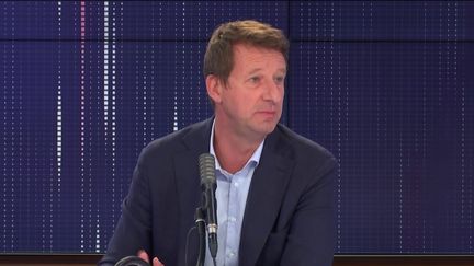 Yannick Jadot député européen Europe Écologie-Les Verts, invité du "8h30 franceinfo", mardi 25 août 2020. (FRANCEINFO / RADIOFRANCE)