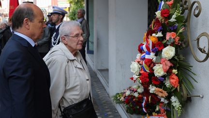 Frida Wattenberg, ancienne membre&nbsp;de la&nbsp;Résistance juive, le 3 juin 2014, lors d'une cérémonie d'hommage à Annemasse (Haute-Savoie). (MAXPPP)