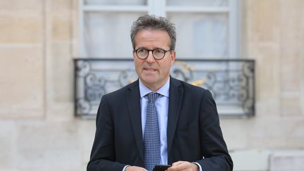 Martin Hirsch, le&nbsp;directeur général de l'Assistance publique-Hôpitaux de Paris, à l'Élysée, le 18 septembre 2018. (LUDOVIC MARIN / AFP)