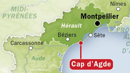 &nbsp; (L'accident s'est produit à la sortie du Cap d'Agde  © IDE)