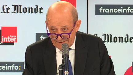 Jean-Yves Le Drian, ministre de l'Europe et des Affaires étrangères, est l’invité dimanche 6 septembre de "Questions Politiques". (RADIOFRANCE)