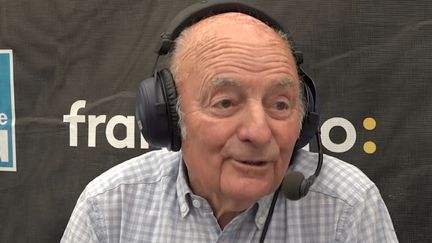 Gilbert Bauvin, second du TDF en 1956, invité des Informés du Tour mercredi 10 juillet 2019.&nbsp; (FRANCEINFO / RADIOFRANCE)