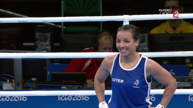 JO 2016/boxe : battue en finale, Sarah Ourahmoune remporte la médaille d'argent