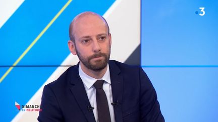 Stanislas Guerini (LREM), "Dimanche en politique" 1er décembre 2019 (CAPTURE D'ECRAN "DIMANCHE EN POLITIQUE" / FRANCE 3)