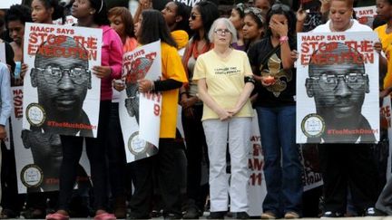 Rassemblement mercredi devant la prison de Jackson pour la grâce de Troy Davis, exécuté dans la soirée (AFP)