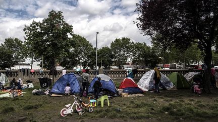 Paris : un camp de migrants évacué Porte d'Aubervilliers