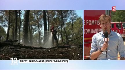 Les pompiers redoutent une reprise de feu à Saint-Cannat (FRANCE 2)