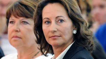 Ségolène Royal et Martine Aubry (29 août 2010) (AFP/XAVIER LEOTY)