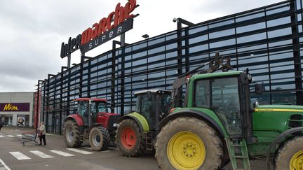  (Crise agricole à Morlaix le 19 février 2016 © Maxppp)