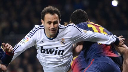 Ricardo Carvalho lors d'un Clasico (PIERRE-PHILIPPE MARCOU / AFP)