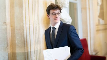 Le député de la Vienne Sacha Houlié à l'Assemblée nationale le 21 novembre 2018. (MAXPPP)