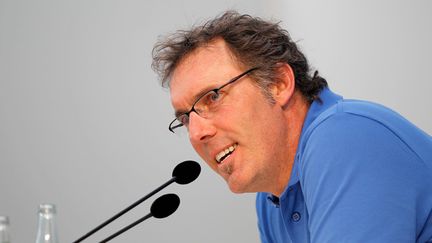 Laurent Blanc avant l'amical France - Brésil, le 9 février (MAXPPP)