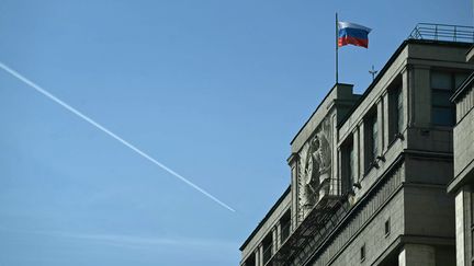 La chambre basse du Parlement russe, la Douma, le 24 septembre 2024. (NATALIA KOLESNIKOVA / AFP)