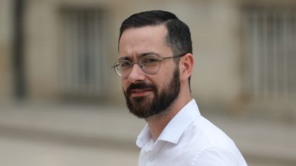 Le député LFI du Nord David Guiraud à l'Assemblée nationale, le 8 juillet 2024. (ARNAUD JOURNOIS / LE PARISIEN / MAXPPP)