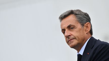 Nicolas Sarkozy à la tribune de l'université d'été du parti Les Républicains, à La Baule (Loire-Atlantique), le 4 septembre 2016. (FRANCOIS PAULETTO / CITIZENSIDE / AFP)