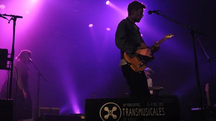 Le groupe britannique "Thumpers" aux Trans Musicales de Rennes en décembre 2012
 (Thomas Bregardis / AFP)