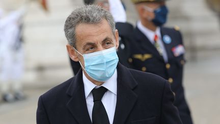 Nicolas Sarkozy, 11 novembre 2020. (ARNAUD JOURNOIS / MAXPPP)