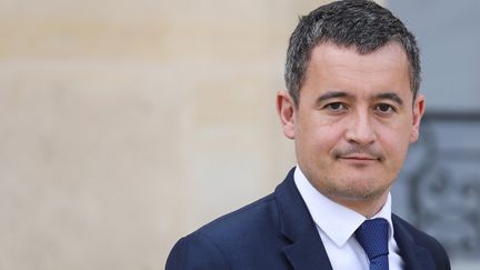 Le ministre des Comptes publics, Gérald Darmanin, à l'Elysée, le 20 mars 2019. (LUDOVIC MARIN / AFP)