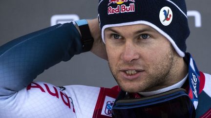 Alexis Pinturault après le Super G de Bormio, en Italie, le 29 décembre 2019. (MARCO BERTORELLO / AFP)