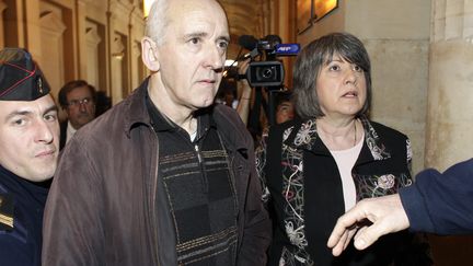 Dany Leprince au palais de justice de Paris, le 6 avril 2011.&nbsp; (LEJEUNE / LE PARISIEN / MAXPPP)