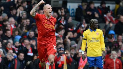 Martin Skrtel auteur d'un doublé face à Sagna et aux Gunners