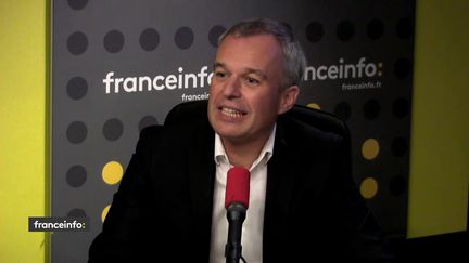 Le président de l'Assemblée nationale, François de Rugy, invité sur franceinfo, le 3 août 2018. (FRANCEINFO / RADIO FRANCE)