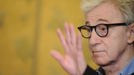 Portrait de Woody Allen pendant la promo de "To Rome With Love"
 (TIZIANA FABI / AFP)