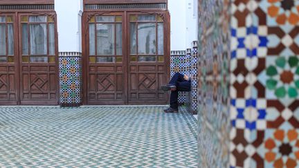 La mosquée de Paris à l'occasion de ses portes ouvertes, le 9 janvier 2016.
 (MAXPPP)