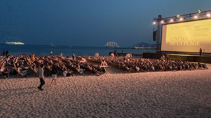 Le Cinéma de la plage au Festival de Cannes le 21 mai 2022. (LCA / FRANCEINFO CULTURE)