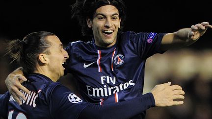 Javier Pastore et Zlatan Ibrahimovic 